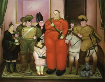  un - Portrait officiel de la junte militaire Fernando Botero